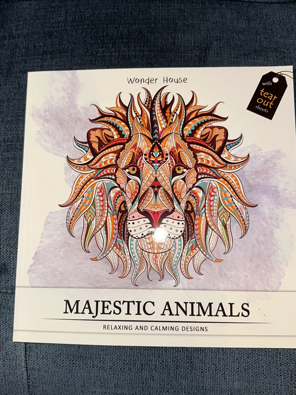 Majestic Animals Adult Coloring Book